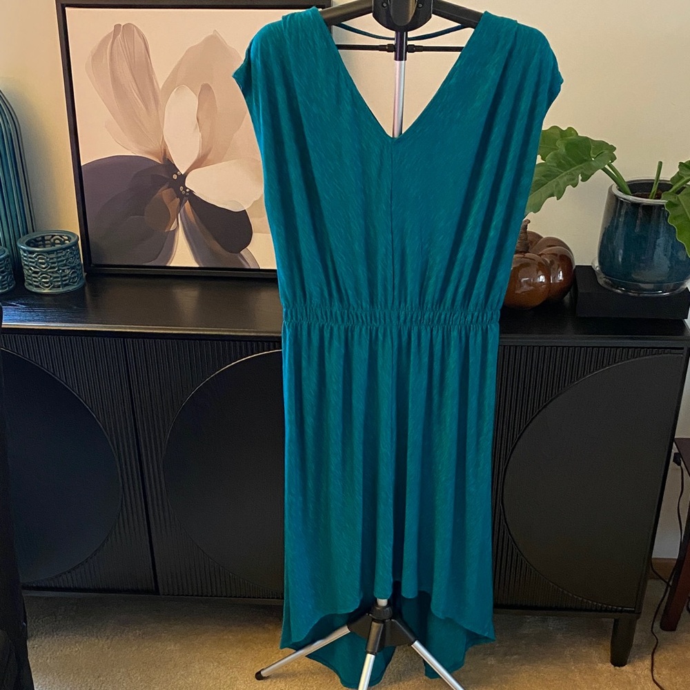Massimo Green High Low Dress